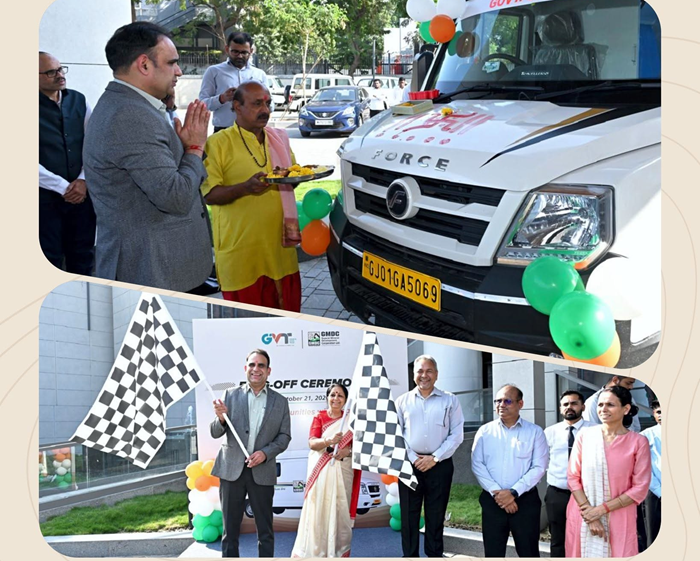 GMDC MD flags off new mobile medical unit for villages